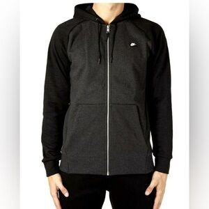 Nike Sportswear Full Zip Hoodie Jacket 'Dark Grey XL